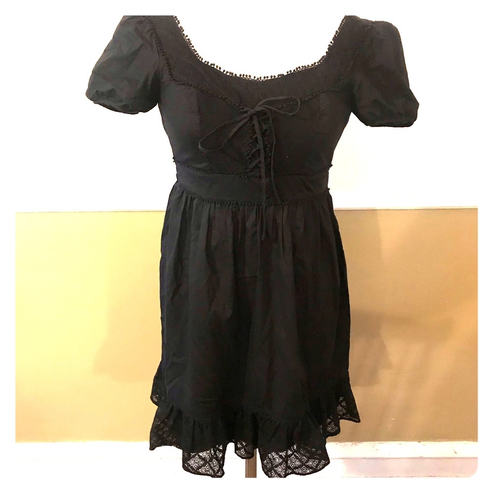 Black Baby Doll Dress | Goth Lolita | Small
